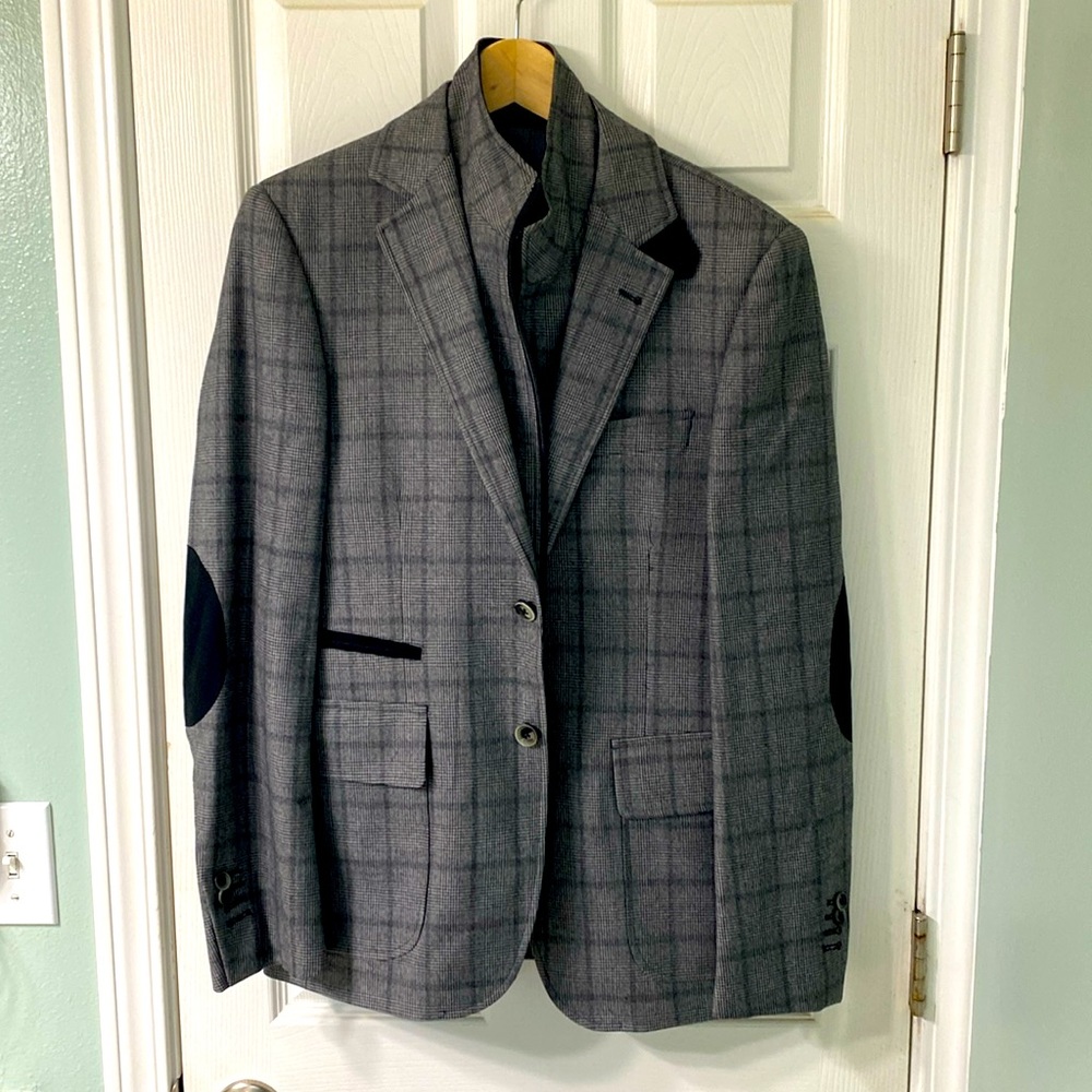 Couture wool men’s sport coat, veneto